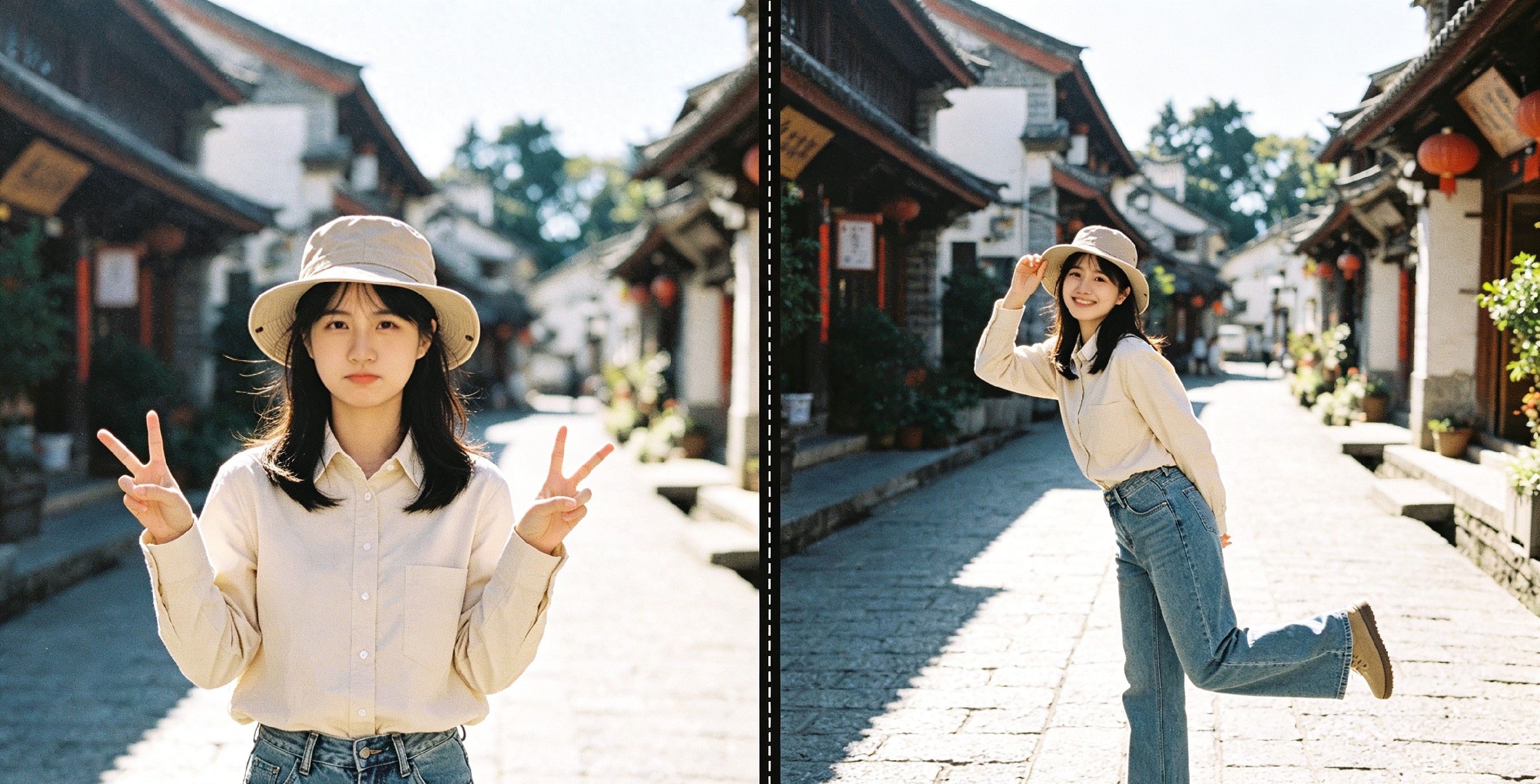旅行拍照别再比剪刀手！几套万能姿势，普通人也能美美出片