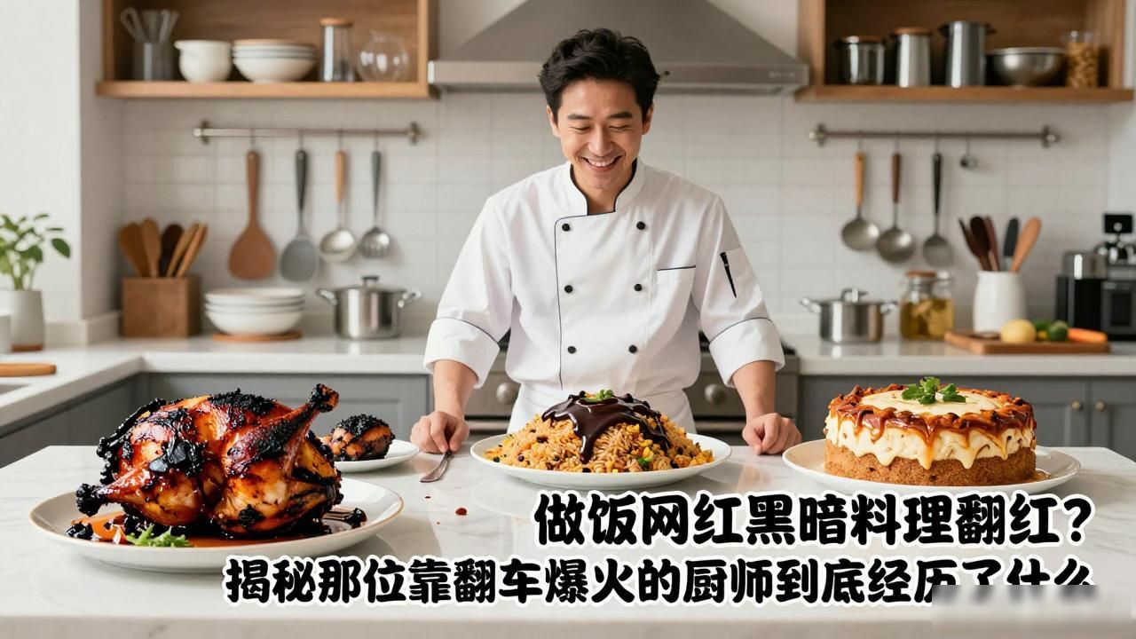 做饭网红黑暗料理翻红？揭秘那位靠翻车爆火的厨师到底经历了什么