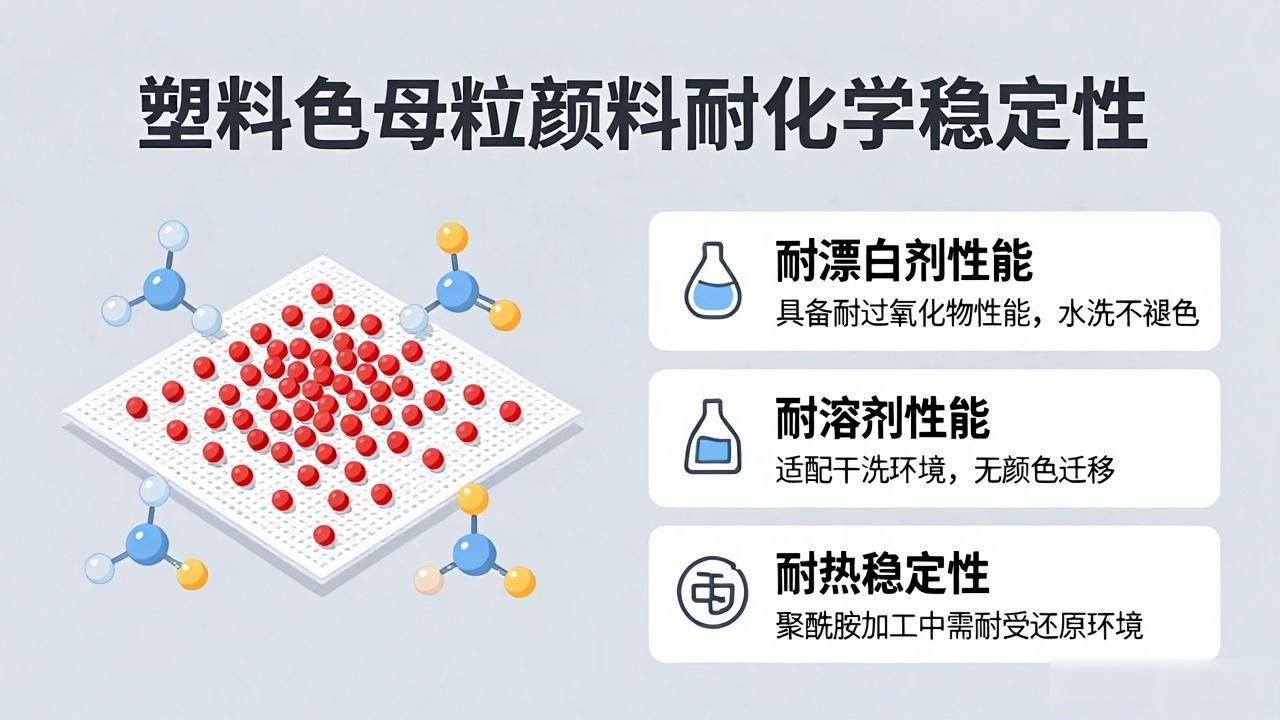 塑料色母粒用颜料耐溶剂性_TPU色母和PA6色母的性能_塑料色母粒用颜料耐酸性碱性
