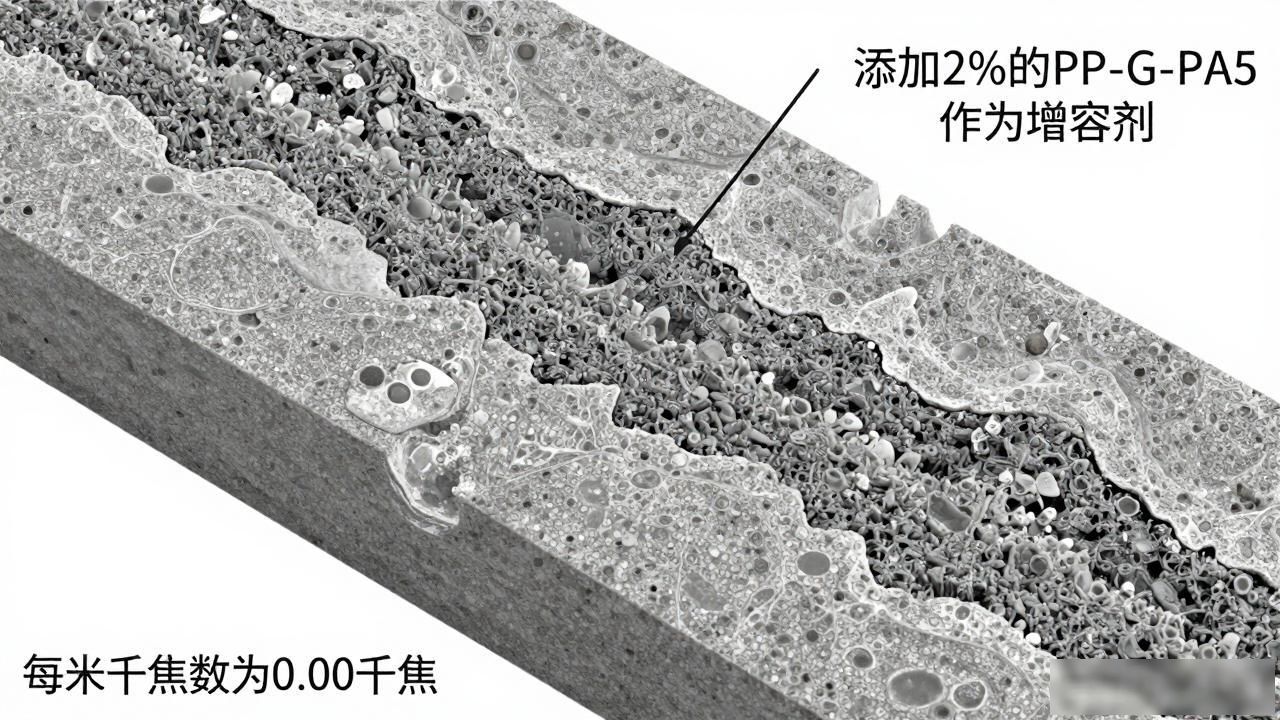 PP-g-PA6相容性_PP/PA6共混体系低温冲击性能_TPU色母和PA6色母的性能